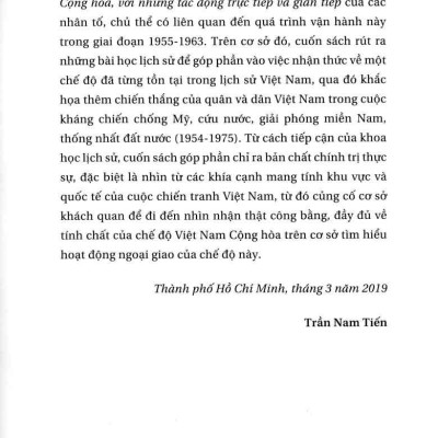 Ngoại Giao Của Chính Quyền Sài Gòn