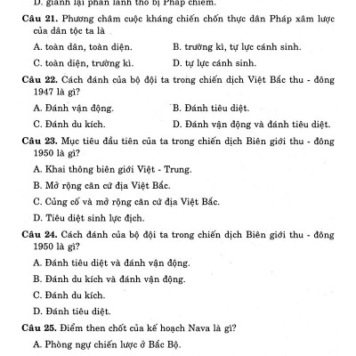 36 Bộ Đề Trắc Nghiệm Ôn Thi Trung Học Phổ Thông Quốc Gia 2019 - Khoa Học Xã Hội