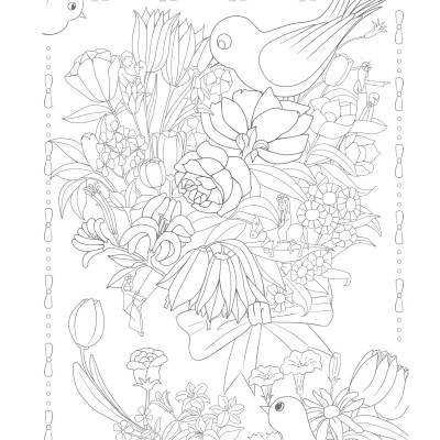 Trăm Hoa Đua Nở (Tô Màu Dành Cho Người Lớn)