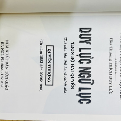 Sách - Duy Lực Ngũ Lục - HT Thích Duy Lực (Bộ 2 Cuốn)