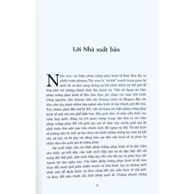 V..ũ khí kinh tế: Sự trỗi dậy của các biện pháp trừng phạt kinh tế như một công cụ chiến tranh hiện đại (sách tham khảo, xuất bản lần thứ hai)