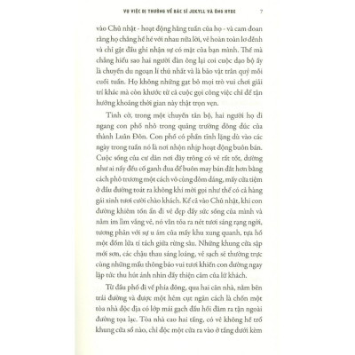 Vụ Việc Dị Thường Về Bác Sĩ Jekyll Và Ông Hyde