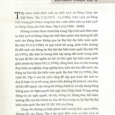 Combo Biên Niên Sự Kiện Lịch Sử Đảng Cộng Sản Việt Nam (1930 - 2000) 7 tập  - Bìa cứng