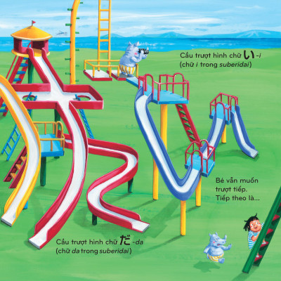 Ehon Nhật Bản - Cầu Trượt Thật Dài