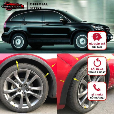 Cua lốp xe ô tô vân cacbon | chắn bùn lốp bắn lên xe dày dặn 1,5m dài 1 cuộn