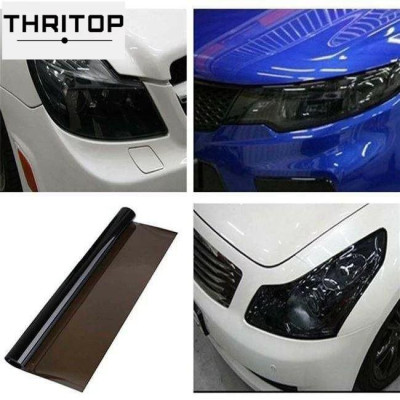 Phim dán đèn xe hơi cao cấp 3 lớp, film dán xe thể thao, đổi màu đèn pha đèn hậu ô tô xe máy Khuyến mại