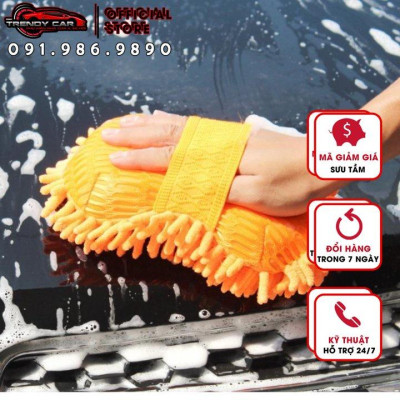 Găng tay rửa xe chuyên dụng siêu dầy - siêu bền