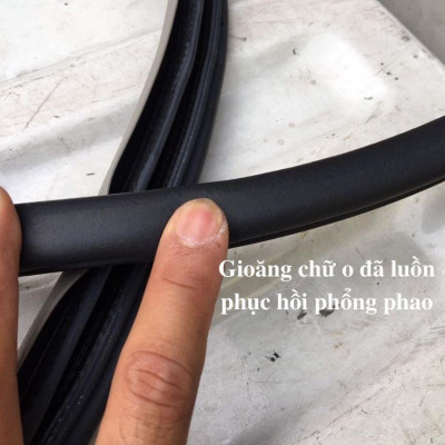 7 mét gioăng luồn cho 2 cánh cửa ô tô chất liệu silicon phục hồi gioăng nguyên bản bị xẹp, nâng cao cách âm, chống ồn
