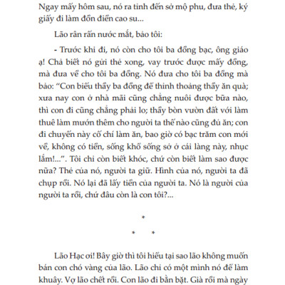 Nam Cao - Lão Hạc (Tái Bản)