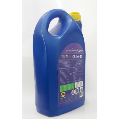 Dầu Nhớt Ô Tô Cao Cấp Diesel Hạng Nhẹ - Morris Lubricants Multivis ADT C3 5W-30 / Can 5L