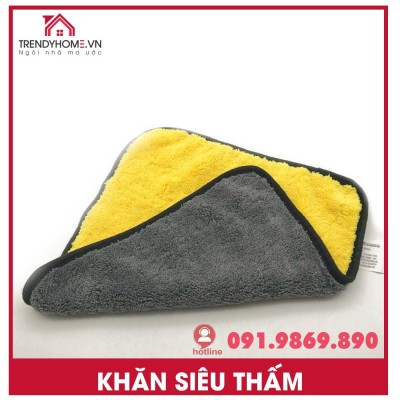  Khăn Lau Kính Xe Hơi Siêu Thấm Nước, Bụi Bẩn - Không Kể Lại Vết Bẩn
