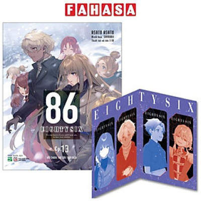 Sách - 86-EIGHTY SIX - Ep.13 - Hỡi Chàng Thợ Săn Thân Mến - Bản Đặc Biệt - Tặng Kèm Set 4 Bookmark
