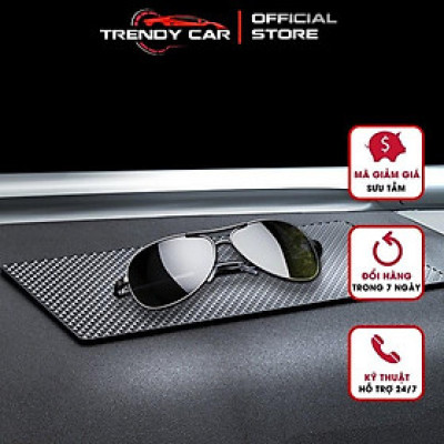 Tấm thảm silicon chống trượt Fonken dùng để cố định điện thoại gắn bảng điều khiển xe hơi và Nội thất ô tô Toyota Vios