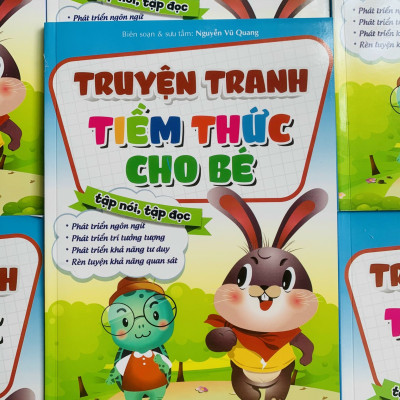Sách- Truyện Tranh Tiềm Thức cho bé (Giúp bé tập nói, tập đọc nhanh)