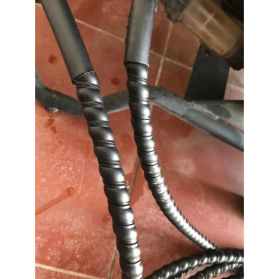 Lò Xo Nhựa Bọc dây rửa xe, bọc dây tuy ô thủy lực, dây cáp điện, bảo vệ dây chống mài mòn size phi 22