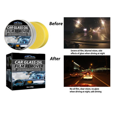 [Sáp Tẩy Ố Kính] Tẩy Cặn Canxi, Tẩy Ố Kính Ô Tô - Làm Sạch Kính Xe Bị Ố Mốc, Mờ Đục - Tăng Tầm Nhìn, An Toàn Tài Xế