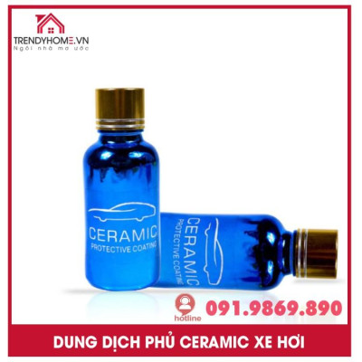 Dung dịch phủ gốm ceramic phủ bóng gương bề mặt đánh bóng thân xe 30ML Phụ kiện xe hơi uy tín