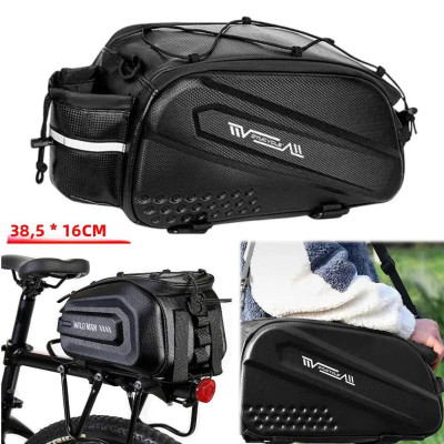 Túi Đựng Đồ Xe Đạp Thể Thao Chuyên Dụng Chất Lượng Cao RZA-390 10L EVA Vân Carbon Phản Quang Chống Nước Chắc Chắn Bền Bỉ