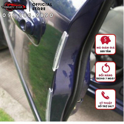Miếng Dán Cao Su Chống Va Đập Cửa Ô Tô Bảo Vệ Tránh Trầy Xước Cửa Xe Hơi Bộ 8 Cái hàng cao cấp
