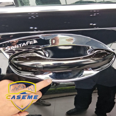 Ốp Hõm Cửa Mạ Crom Dành Cho Ce Hyundai Santafe 2021 cao cấp