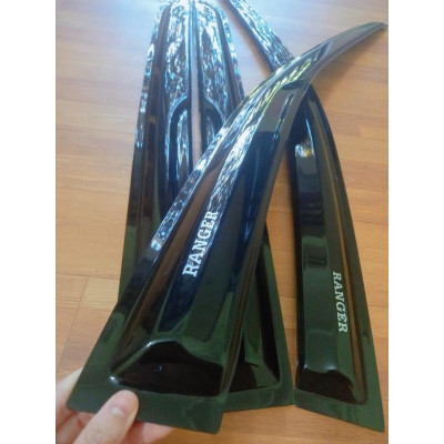 Vè Che Mưa Xe FORD RANGER 2016 - 2022 NHỰA ĐEN DÀY