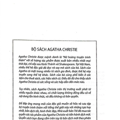 Án Mạng Trên Chuyến Tàu Tốc Hành Phương Đông (Tái Bản 2022)