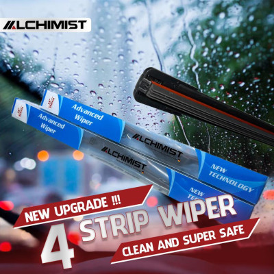 Gạt Mưa Xe Ô tô VINFAST Loại Silicon 4 Lưỡi Cao Cấp, Thiết Kế Thông Minh, Gạt Êm Và Sạch Hơn