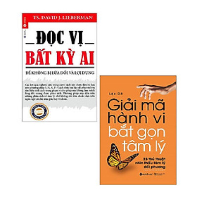 Sách - Combo Đọc Vị Bất Kỳ Ai + Giải Mã Hành Vi Bắt Gọn Tâm Lý ( 2 cuốn )