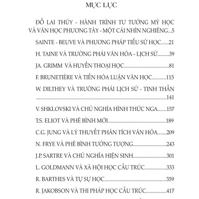 Các Lý Thuyết Và Phương Pháp Văn Học