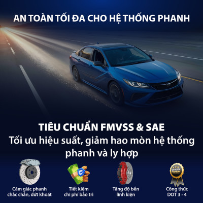 Dầu Phanh Và Ly Hợp Tổng Hợp AISIN Dot 4 500ml BFSDT405L - Nhập Khẩu Chính Hãng