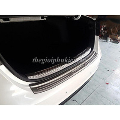 BỘ SẢN PHẨM Nẹp bước chân và ốp chống trầy cốp Kia Cerato 2019-2020 - Mẫu Inox