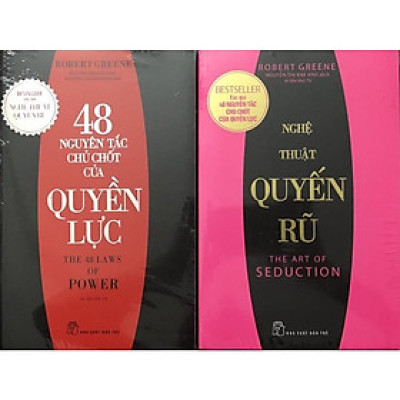 Combo 2 cuốn :  Nghệ Thuật Quyến Rũ + 48 Nguyên Tắc Chủ Chốt Của Quyền Lực - NXB Trẻ