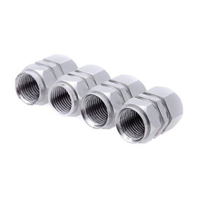 Bộ 4 ốc - nắp chụp chân van, đầu vòi xe hơi, xe máy, ô tô chất lượng cao chống rỉ nhiều màu