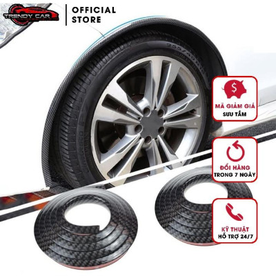 Cua lốp xe ô tô vân cacbon | chắn bùn lốp bắn lên xe dày dặn 1,5m dài 1 cuộn