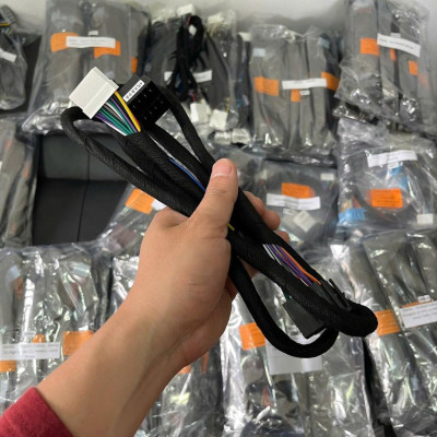 Dây nối DSP/ampli, cáp truyền tải tín hiệu âm thanh cho màn hình MG3, MG5, Peugeot cỡ bé, độ loa Plug N Play.