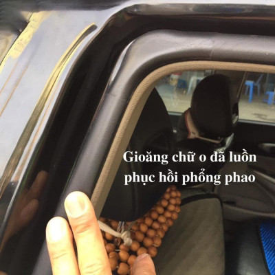 7 mét gioăng luồn cho 2 cánh cửa ô tô chất liệu silicon phục hồi gioăng nguyên bản bị xẹp, nâng cao cách âm, chống ồn