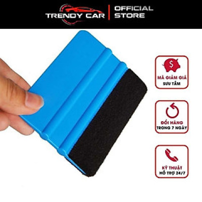 Dụng cụ miếng gạt nhựa lá nhựa gạt bọc dán vuốt decal đề can xe hơi ô tô chuyên dụng