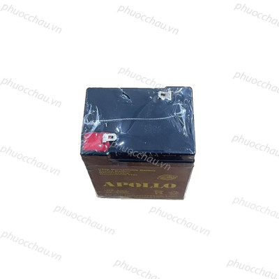 Ắc Quy Apollo NP4-6 6V-4AH, Bình ắc quy khô 6V cho xe điện trẻ em ,đèn khẩn cấp, quạt sạc