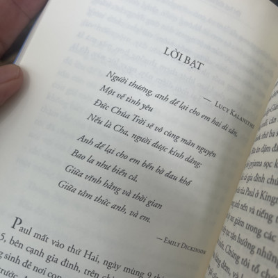 KHI HƠI THỞ HÓA THINH KHÔNG – Paul Kalanithi – Omega Plus – NXB Lao Động (Bìa mềm)