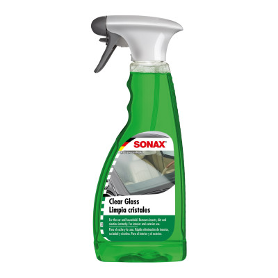 Bộ 3 món rửa xe và chăm sóc kính xe bao gồm dung dịch rửa xe đậm đặc, nước rửa kính lái và chai xịt rửa kính, gương, đèn xe Sonax SO-CBKINH - Tặng kèm khăn lau ô tô chuyên dụng