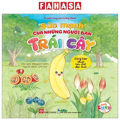 Sách Ehon - Sức Mạnh Của Những Người Bạn Trái Cây - Cùng Bạn Chuối Tiêu Diệt Đàn Ruồi