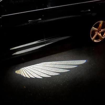 Đèn LED Hình Đôi Cánh Thiên Thần Trang Trí Xe Hơi đèn trang trí xe hơi
