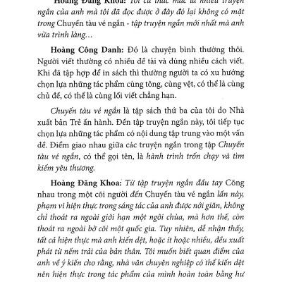 Song Hành Và Đối Thoại