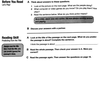 Active Skills For Reading Intro Student Book