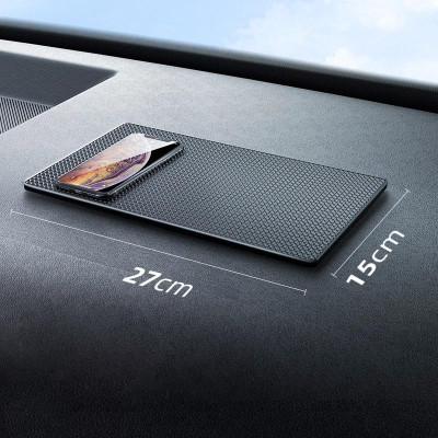 Thảm tấm chống trượt taplo ô tô siêu bám cho điện thoại, đồ trang trí taplo và Nội thất ô tô