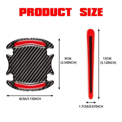 Bộ 10 Miếng Dán Silicone Trong Suốt Chống Xước Hõm Cửa Và Tay Nắm Cửa hõm cửa Nội thất Ô Tô