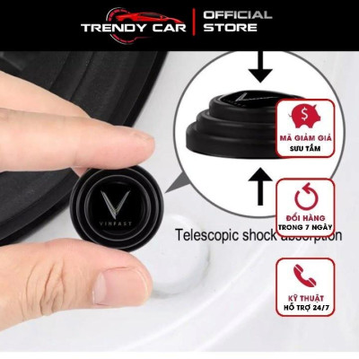Bộ 4 Miếng Đệm Cao Su Dày Chống Sốc Cho cánh cửa Xe Hơi Suzuki Porsche Toyota Mazda Suzuki Vinfast