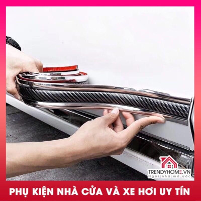 Nẹp carbon chống xước, nẹp nhựa trang trí vân carbon Nẹp carbon chống xước, nẹp nhựa trang trí vân carbon