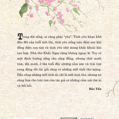 Sách - Chút tình nặng mang (tuyển tập thơ) 