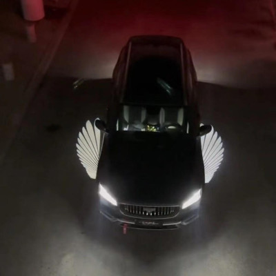 Đèn LED Hình Đôi Cánh Thiên Thần Trang Trí Xe Hơi đèn trang trí xe hơi